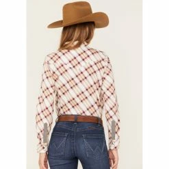 Outlet 🔥 Cleo + Wolf Rank 45 👩 Women's Heritage Riding 👕 Shirt Lt Brown 😉 -Cleo & Wolf SHOP unnamed file 106