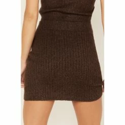 Brand new ❤️ Cleo + Wolf 👩 Women's Ribbed Sweater Knit 👗 Skirt Chocolate 😀 7 Brand new ❤️ Cleo + Wolf 👩 Women's Ribbed Sweater Knit 👗 Skirt Chocolate 😀 -Cleo & Wolf SHOP unnamed file 126