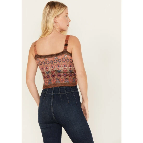 Flash Sale ✨ Cleo + Wolf Cleo + Wold 👩 Women's Cropped Sweater Cami Beige/khaki ❤️ 4 Flash Sale ✨ Cleo + Wolf Cleo + Wold 👩 Women's Cropped Sweater Cami Beige/khaki ❤️ - Image 4