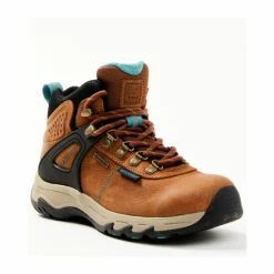 Best Pirce 😀 Cleo + Wolf Talon 2 Lace-Up Hiking Boot - Round Toe For 👩 Women Teal 🔔