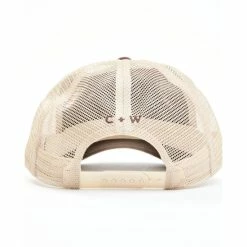 Brand new 🧨 Cleo + Wolf 👩 Women's Drink About It Patch Mesh-Back Ball Cap Brown 😍 -Cleo & Wolf SHOP unnamed file 174