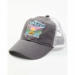 Wholesale 🌟 Cleo + Wolf 👩 Women's Day Dreaming & Day Drinking Graphic Mesh-Back Ball Cap Grey 👏
