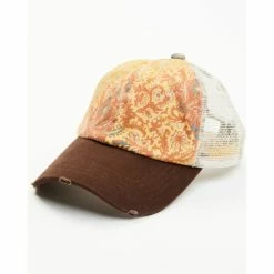 Best deal 👍 Cleo + Wolf 👩 Women's Paisley Circle Patch Ball Cap Multi 😍