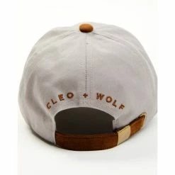 Coupon ✨ Cleo + Wolf 👩 Women's Light Grey Frosty Mountain Brewery Ball Cap 🔥 -Cleo & Wolf SHOP unnamed file 247