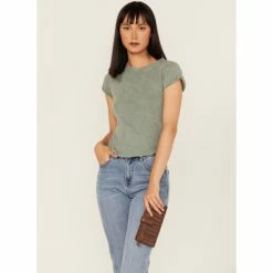 Coupon ✔️ Cleo + Wolf 👩 Women's Basketweave Leather Wallet Brown 🎉