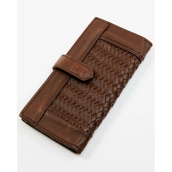Coupon โ๏ธ Cleo + Wolf ๐ฉ Women's Basketweave Leather Wallet Brown ๐ 2 Coupon โ๏ธ Cleo + Wolf ๐ฉ Women's Basketweave Leather Wallet Brown ๐ - Image 2