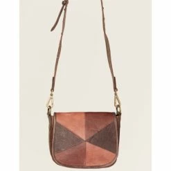 Coupon 👏 Cleo + Wolf Patchwork Crossbody For 👩 Women Distressed Brown 🛒