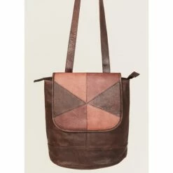 Deals 🤩 Cleo + Wolf 👩 Women's Patchwork 🎒 Backpack Distressed Brown ⌛