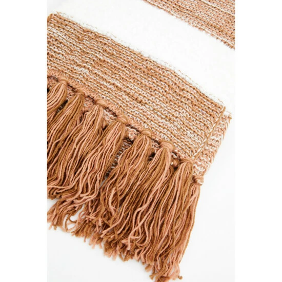 Best deal ๐ Cleo + Wolf ๐ฉ Women's Brown And White Textured Knit Scarf ๐ 2 Best deal ๐ Cleo + Wolf ๐ฉ Women's Brown And White Textured Knit Scarf ๐ - Image 2