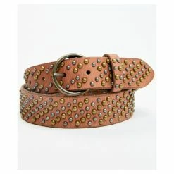 Cheapest 🥰 Cleo + Wolf 👩 Women's Tan Studded Hip Belt 😀