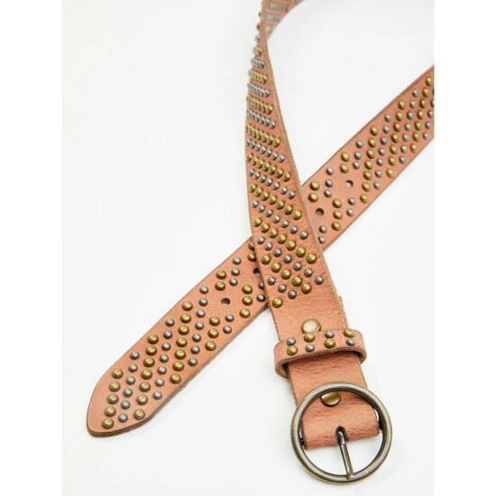 Cheapest 🥰 Cleo + Wolf 👩 Women's Tan Studded Hip Belt 😀 2 Cheapest 🥰 Cleo + Wolf 👩 Women's Tan Studded Hip Belt 😀 - Image 2