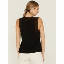 Best deal ⭐ Cleo + Wolf 👩 Women's Drinks Well With Others Graphic Tie Dye Tank Black 💯 -Cleo & Wolf SHOP unnamed file 302