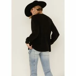 Cheapest 🤩 Cleo + Wolf 👩 Women's Day Dreaming, Day Drinking Graphic Thermal Pullover Sweatshirt Black 😀 -Cleo & Wolf SHOP unnamed file 44