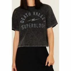 Cheapest 🤩 Cleo + Wolf 👩 Women's Death Valley Superbloom Graphic Tee Black 🛒 -Cleo & Wolf SHOP unnamed file 465