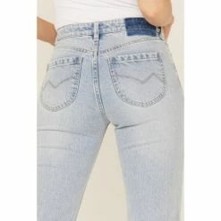 Wholesale 🎁 Cleo + Wolf 👩 Women's Light Wash High-Rise Distressed Straight 👖 Jeans Blue 👍 -Cleo & Wolf SHOP unnamed file 494