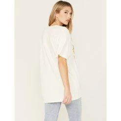 Cheapest 🧨 Cleo + Wolf 👩 Women's Nature Vibes Oversized Graphic Tee Ivory 🎉 -Cleo & Wolf SHOP unnamed file 595