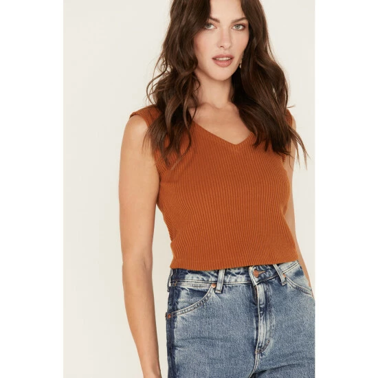 Best reviews of 🎉 Cleo + Wolf 👩 Women's Ribbed V-Neck Tank Brown 👏 3 Best reviews of 🎉 Cleo + Wolf 👩 Women's Ribbed V-Neck Tank Brown 👏 - Image 3