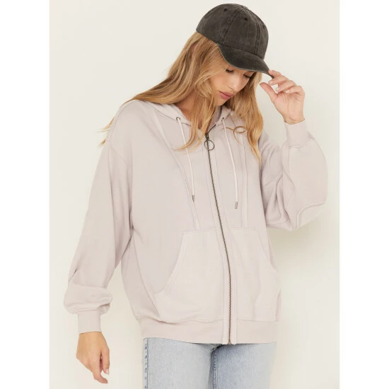 Deals ✨ Cleo + Wolf 👩 Women's Seamed Zip Hoodie Light Purple ✔️ 1 Deals ✨ Cleo + Wolf 👩 Women's Seamed Zip Hoodie Light Purple ✔️