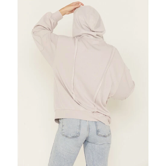 Deals ✨ Cleo + Wolf 👩 Women's Seamed Zip Hoodie Light Purple ✔️ 4 Deals ✨ Cleo + Wolf 👩 Women's Seamed Zip Hoodie Light Purple ✔️ - Image 4