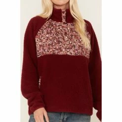 Deals 🥰 Cleo + Wolf 👩 Women's Sherpa Half Button Pullover Burgundy ⌛ 6 Deals 🥰 Cleo + Wolf 👩 Women's Sherpa Half Button Pullover Burgundy ⌛ -Cleo & Wolf SHOP unnamed file 706
