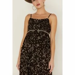 New 🤩 Cleo + Wolf 👩 Women's Dark Brown Floral Duster 👗 Dress 🔔 -Cleo & Wolf SHOP unnamed file 84